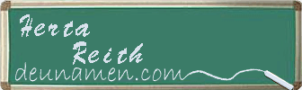 Herta Reith Visitenkarte
